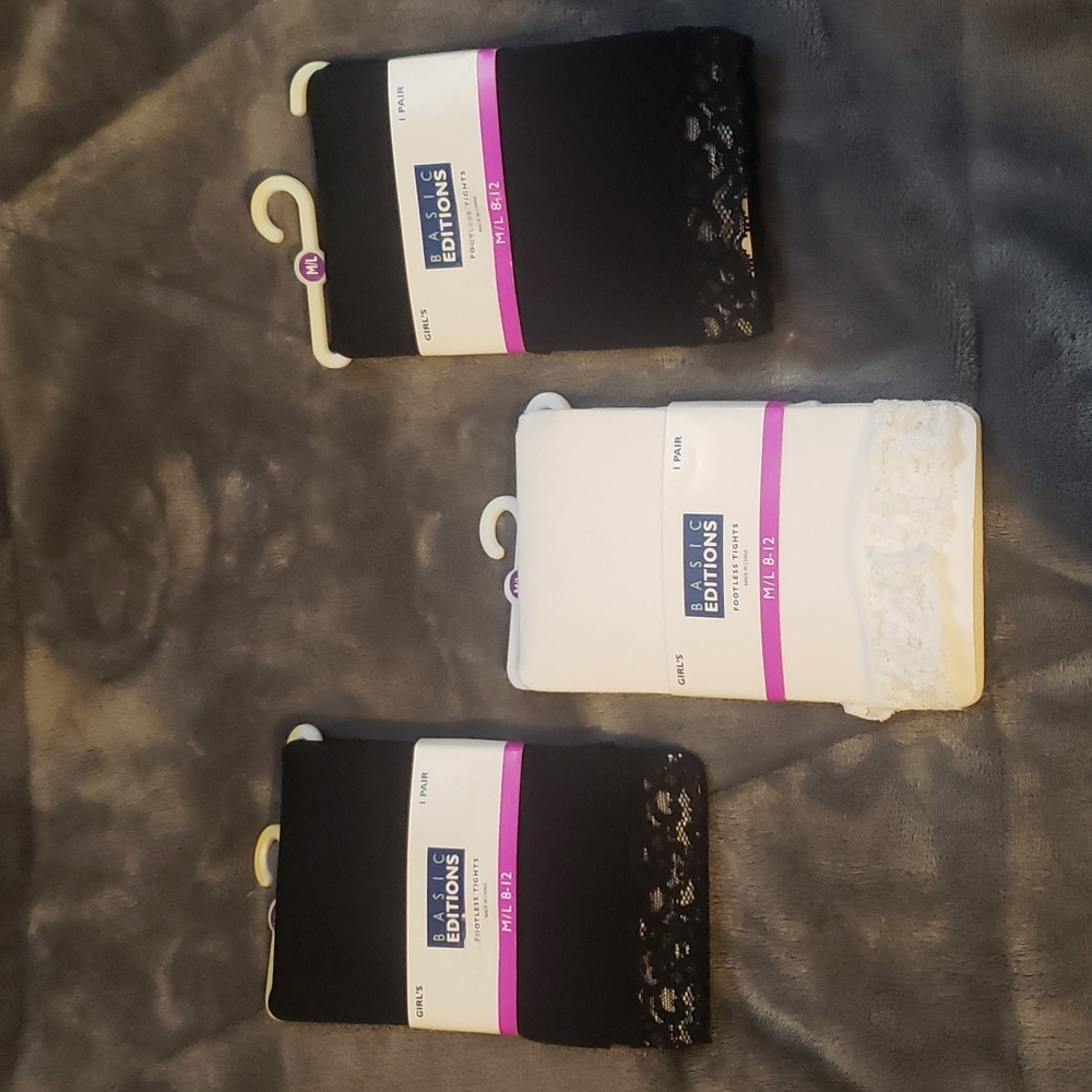 Girl's footless tights